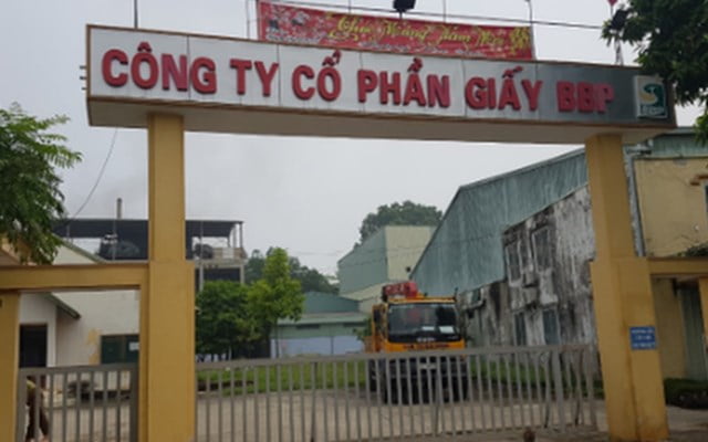 Dư nợ gốc của Công ty CP Giấy BBP với ngân hàng gần 212,6 đồng, dư nợ gốc gần 212,6 tỷ đồng và lãi phạt quá hạn 21,9 tỷ đồng.