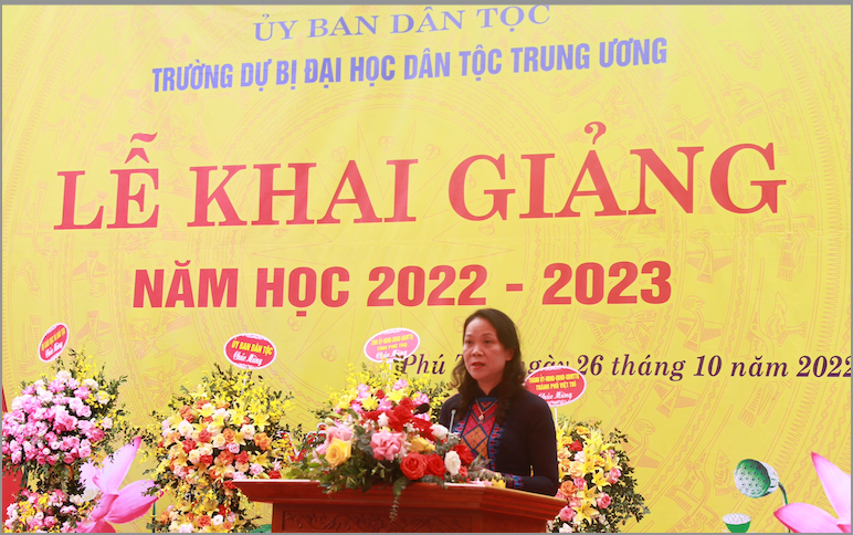 Ấm áp lễ khai giảng Trường Dự bị Đại học Dân tộc Trung ương -0